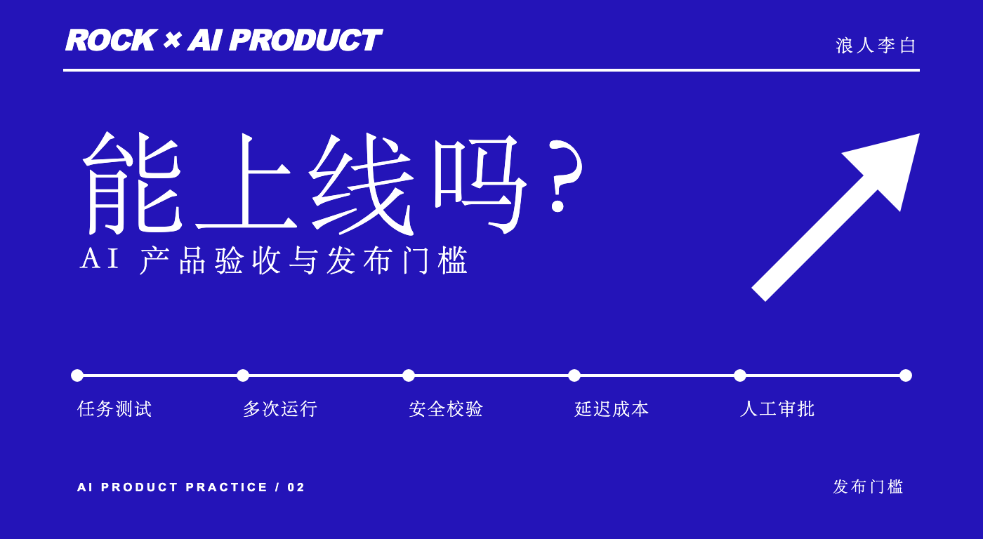 能上线吗：AI 产品验收与发布门槛